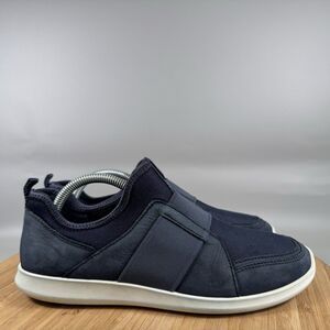 Ecco Sense II Slip On Sneakers Womens 37 6-6.5 Blue Walking Casual